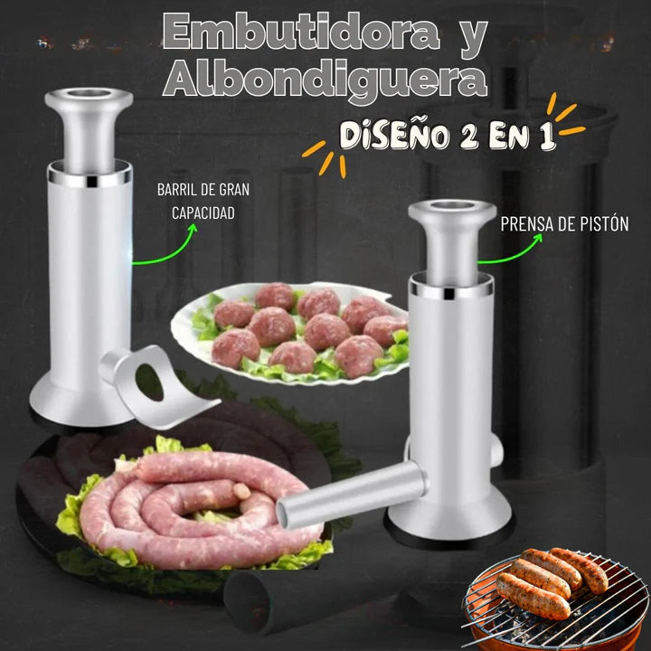 EMBUTIDORA DE CHORIZO 2 EN 1